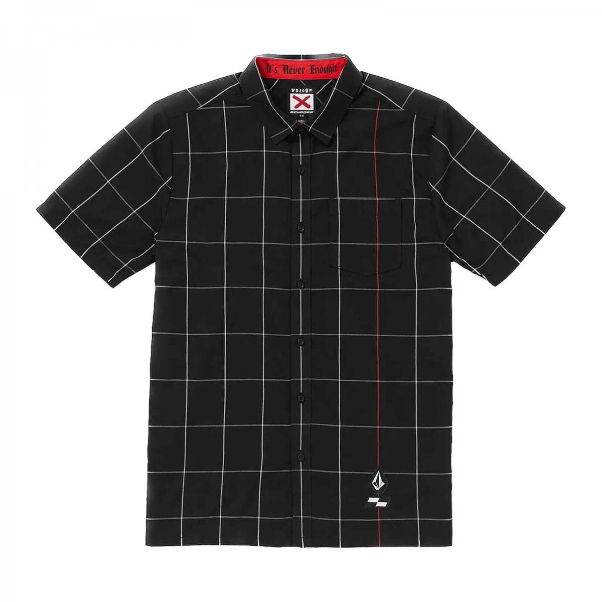SCHROFF X VOLCOM PLAID SS