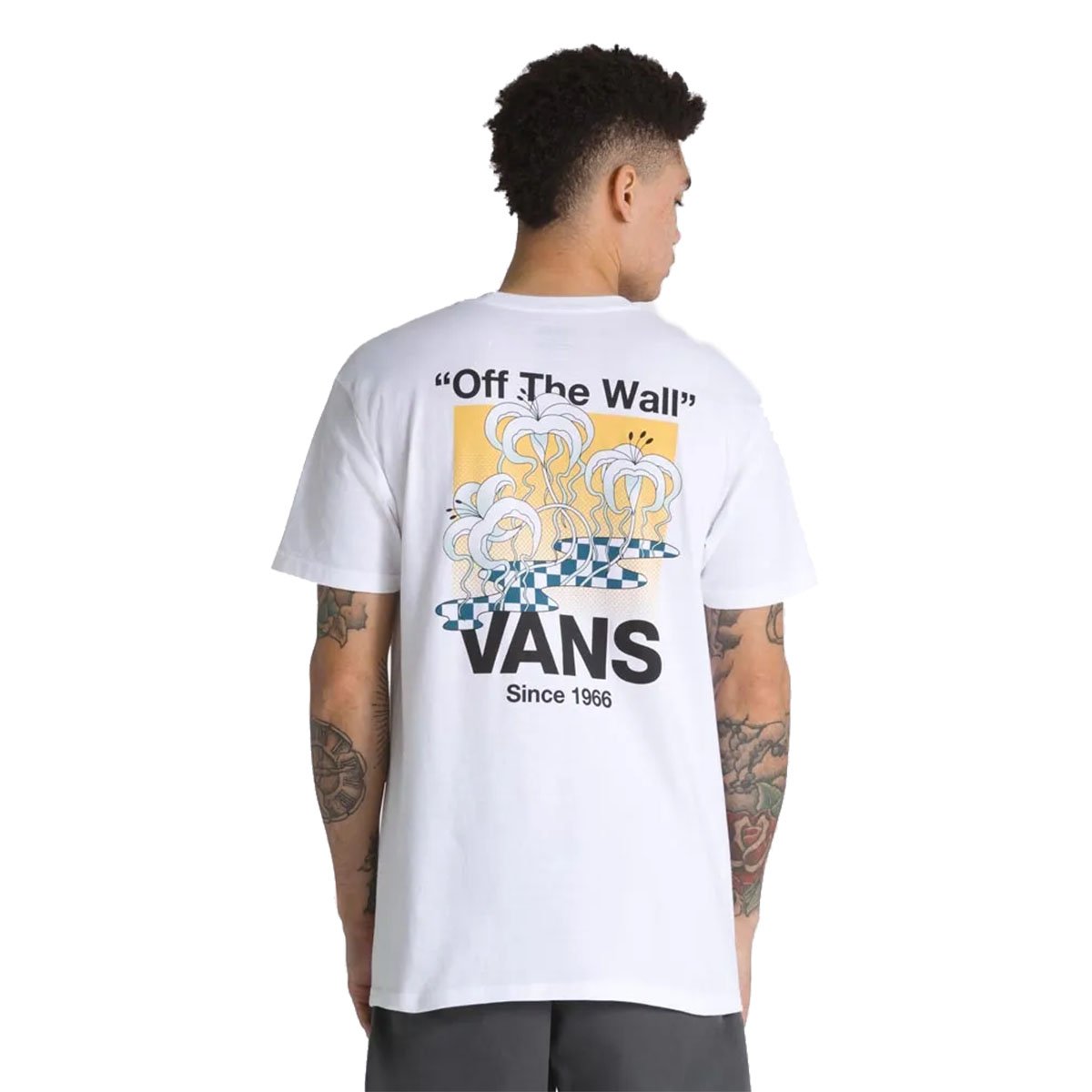 CHECKERBOARD BLOOMING SS TEE
