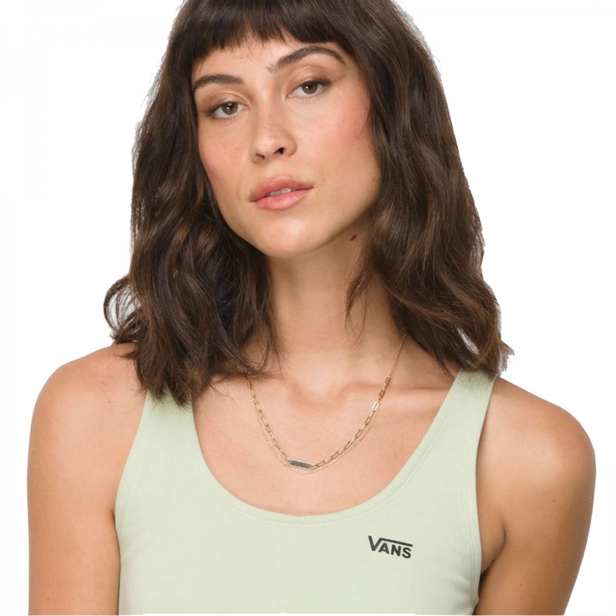 Vans Trikó WM FLYING V BRALETTE VN0A7PNC - YSJ Celadon Green