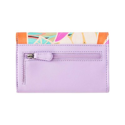 MIXED FLORAL MID WALLET