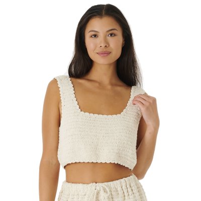 OCEANS TOGETHER CROCHET TOP