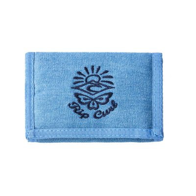 DISTRESSED DENIM WALLET