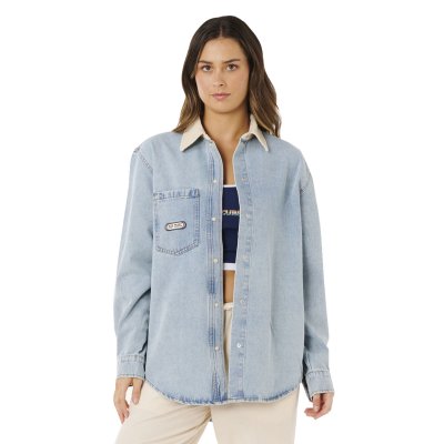 SURF SIDE RELAXED DENIM SHIRT