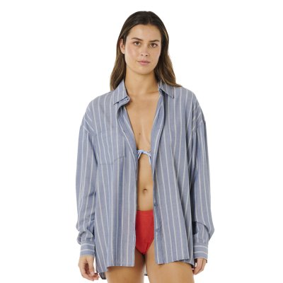 BEACH DAYS PINSTRIPE SHIRT