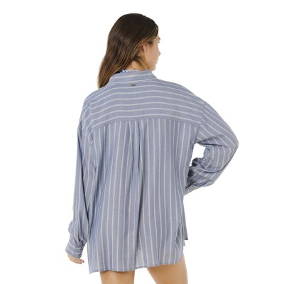 BEACH DAYS PINSTRIPE SHIRT