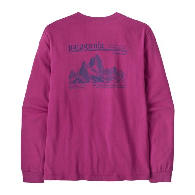 M L/S MW HUT TRIPPER SKYLINE T-SHIRT