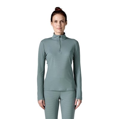 W CAP LW ZIP NECK