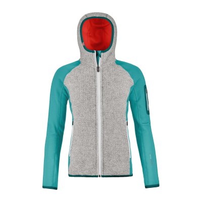 FLEECE PLUS CLASSIC KNIT HOODY W