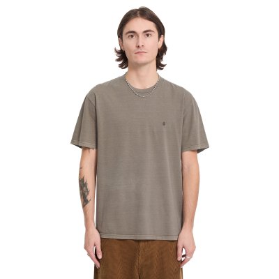 SOLID STONE EMB SS TEE