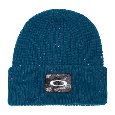 ELLIPSE PATCH WAFFLE BEANIE