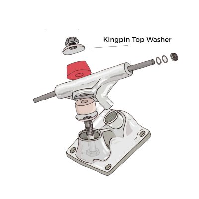 KINGPIN TOP WASHER 2P