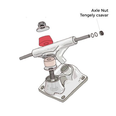 AXLE NUT 2P (Trucks)