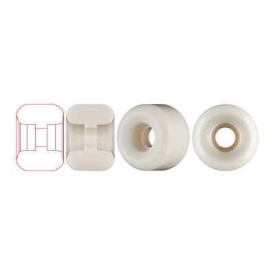 BLENDER DRAGON FORMULA 56X40MM 88A OFF WHITE 4PK A2 56MM